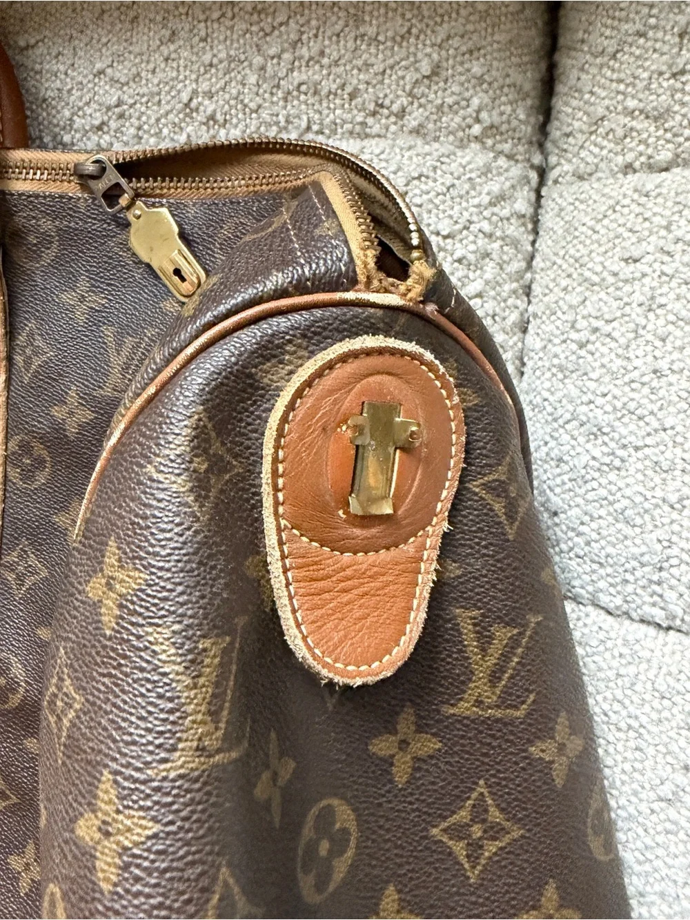 Louis Vuitton Monogram Canvas Duffel in Brown and Tan